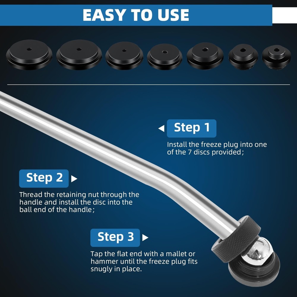 Frost Plug Installer Remover Tool Set