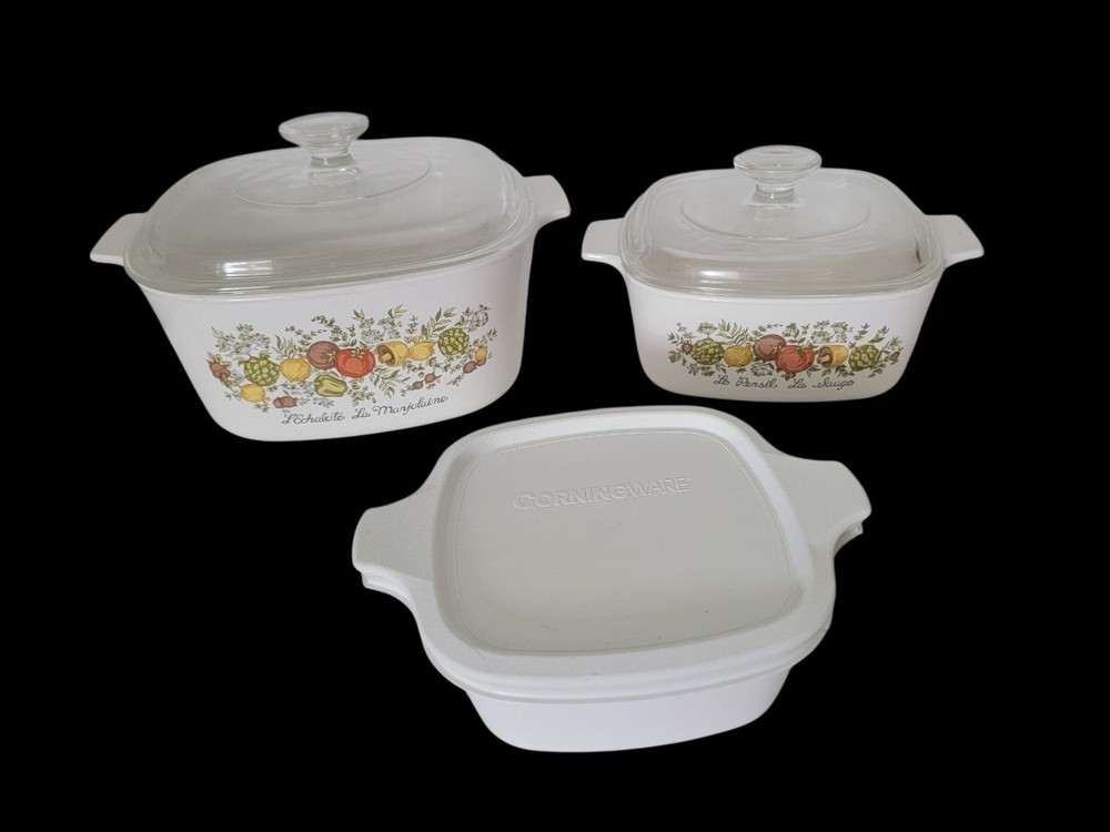 3 Piece Vintage Corningware Set