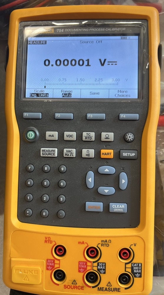 Fluke 754 Documenting Process Calibrator with HART Communication