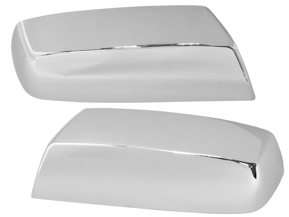 For 2014 - 2019 SIERRA SILVERADO Chrome Mirror Cap Set Passenger and Driver Side