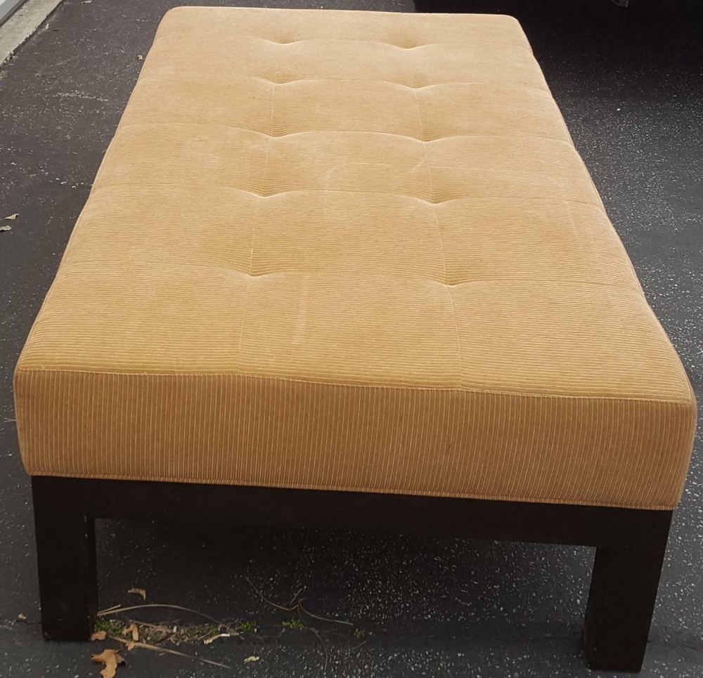 Wonderful Large Size Upholstered Bench Solid Wood Frame - VGC - GREAT BENCH