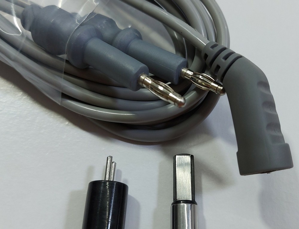 Silicone Universal Bipolar Cable Fitting Flat Plug & 2-Pin Plug (Surgimpex UK)