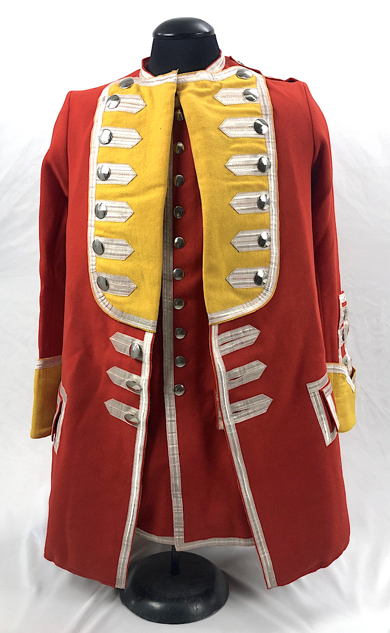 French & Indian War Officer's Coat - 44th Regiment Size 46 / XL