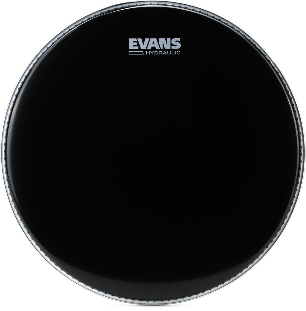 Evans Hydraulic Black Drumhead - 14 inch (2-pack) Bundle