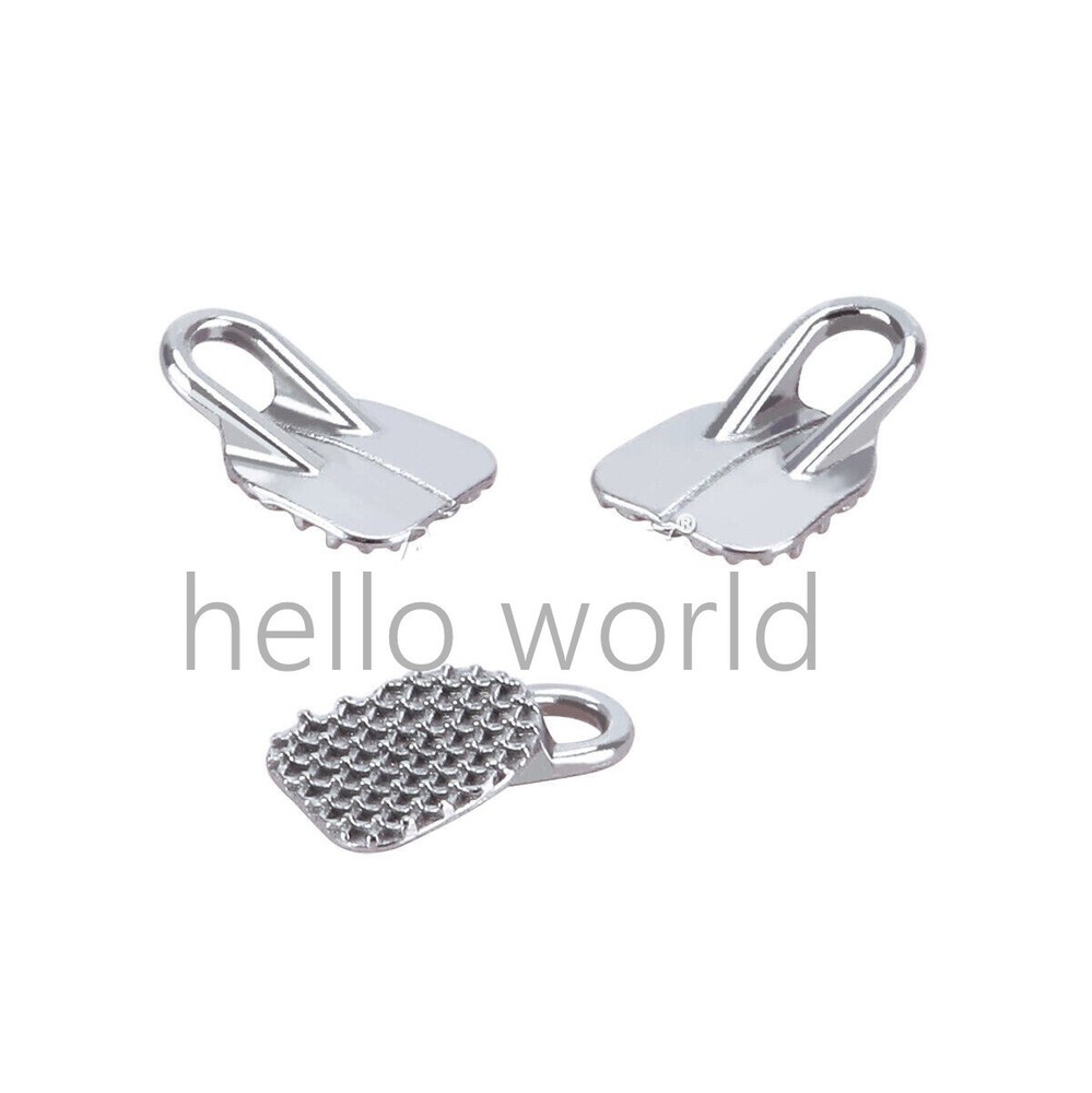 10 Bag Dental Orthodontic Monoblock Traction Hook Rectangular Base Bondable