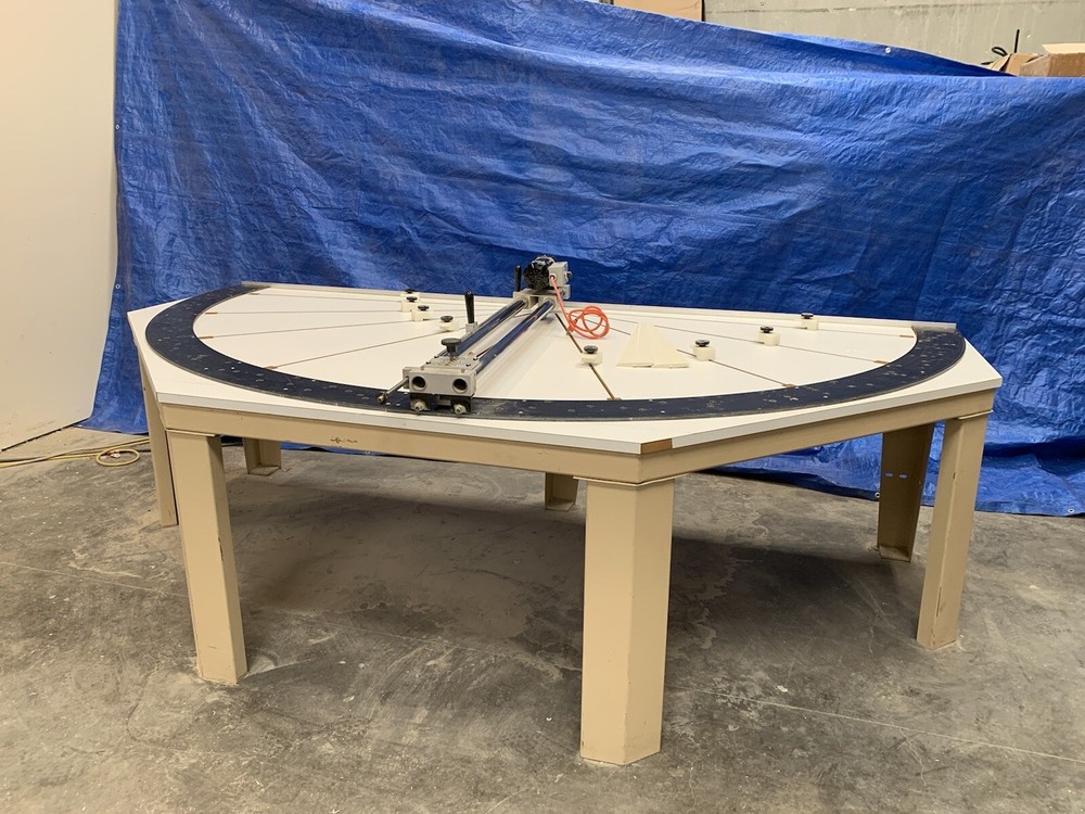 Arch Top Drilling Table AVBCO Shutters Manufacturing Motor 9-adjusting Knobs