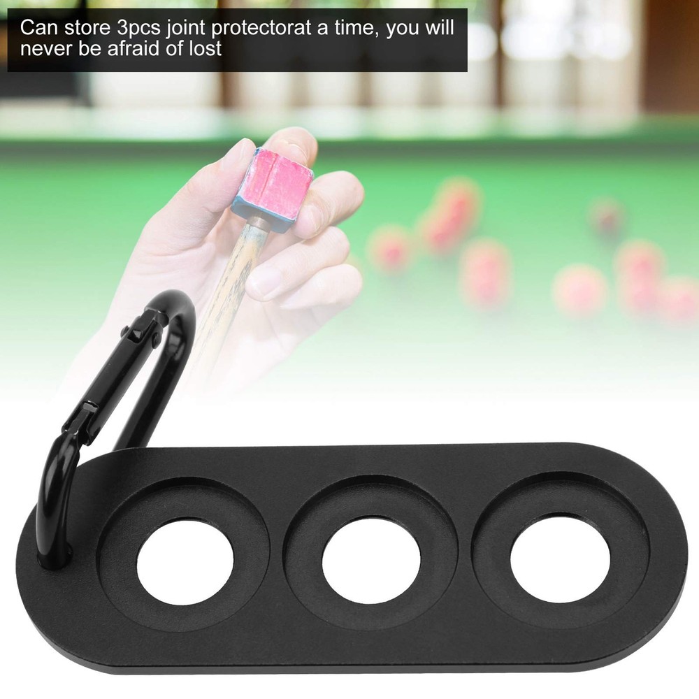 Cue Joint Protector Clip, Pool Stick Holder Avoid Silver