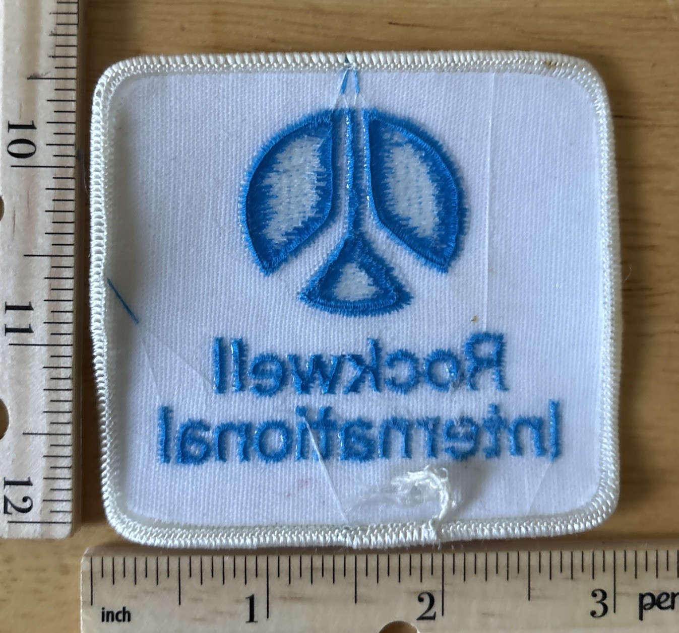 Vintage - Rockwell International Aircraft Aerospace Embroidered Patch