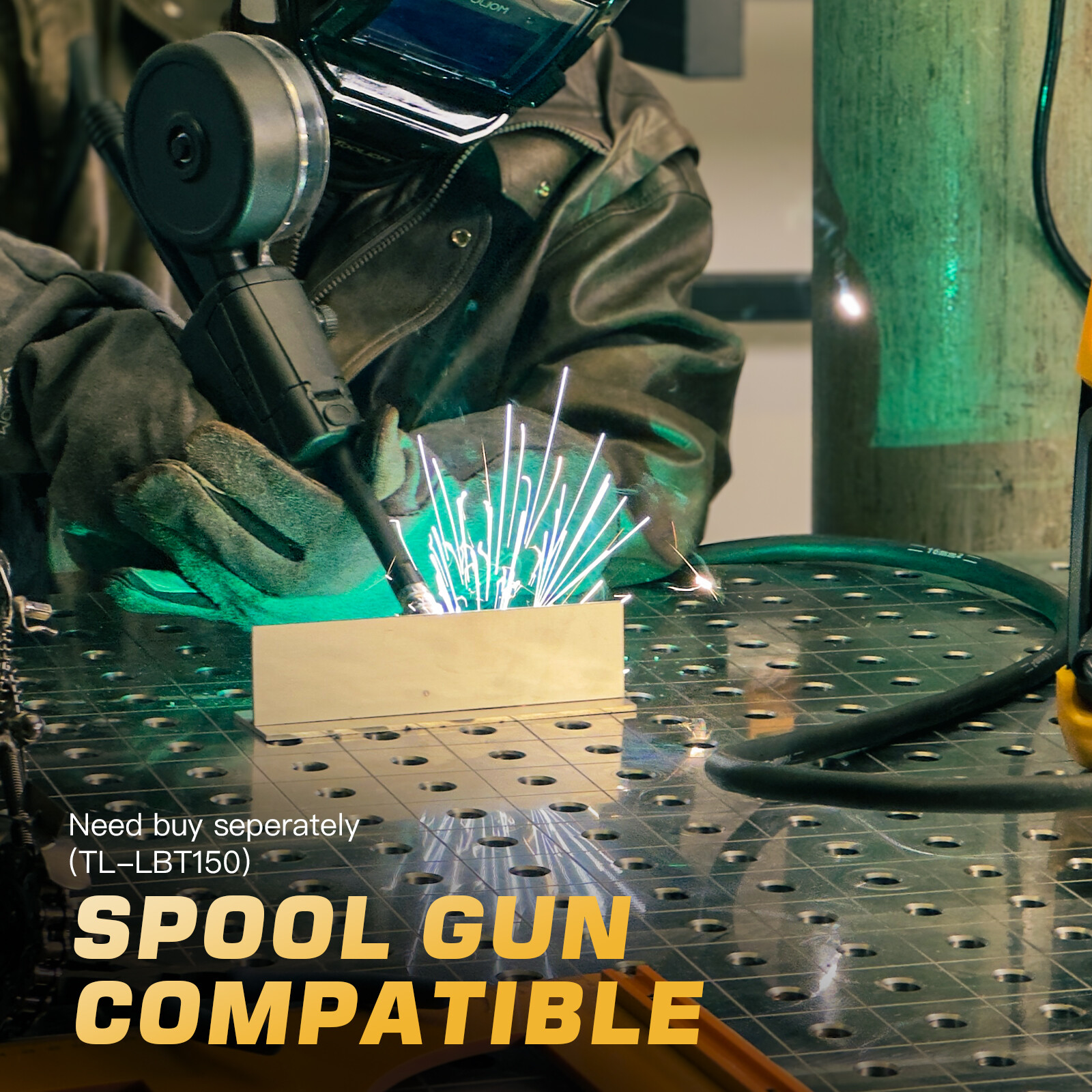 5-in-1 Pro MIG/TIG/Stick/CUT Aluminum Welder, 110/220V Dual, Spool Gun Ready