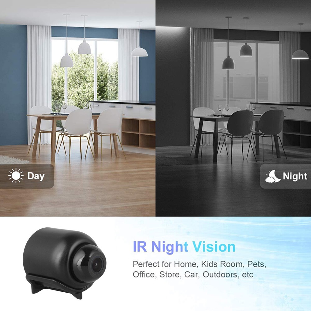 Mini Camera Security Wireless Wifi HD1080P Motion Detect Night Vision Cam