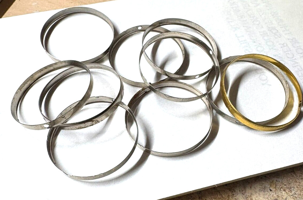 10 ELGIN 0 SIZE POCKETWATCH DUST COVERS  (10 COVERS) MODEL 2