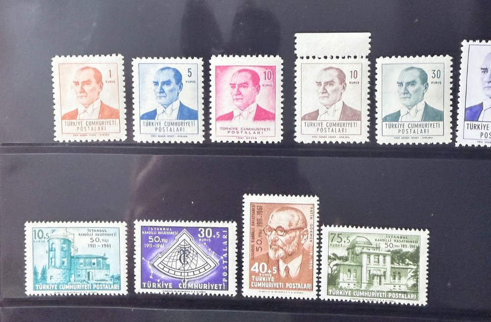 TURKEY 1961 COMPLETE YEAR SET MNH