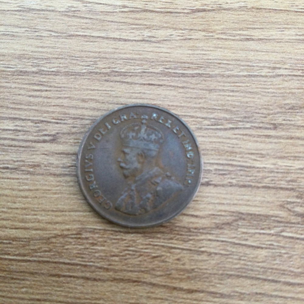 1920 King George V Canada One Cent