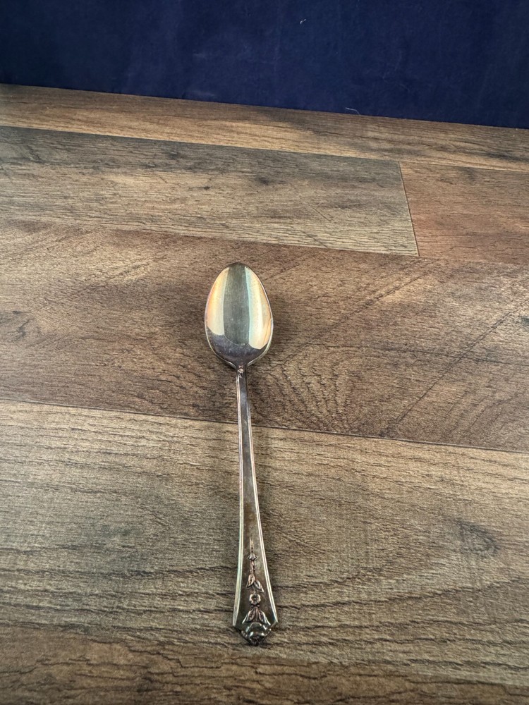 Holmes & Edwards Silverplated Teaspoon Spring Garden Pattern