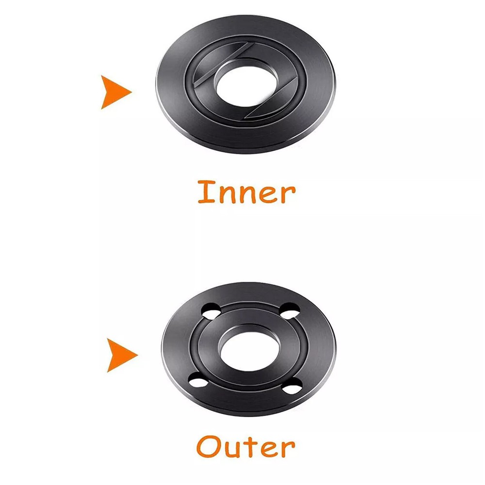 20x 5/8-11 Angle Grinder Flange Lock Inner Outer Nut For Power Tools