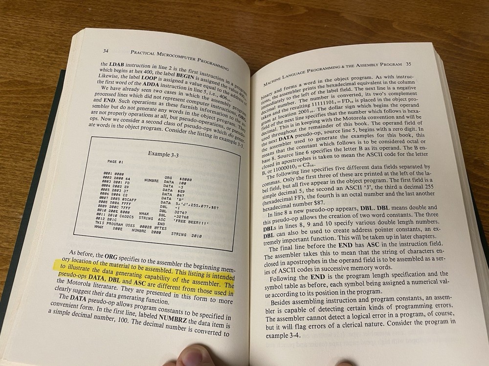 Practical Microcomputer Programming: The M6800 (Motorola) - W.J. Weller 1977 CPU