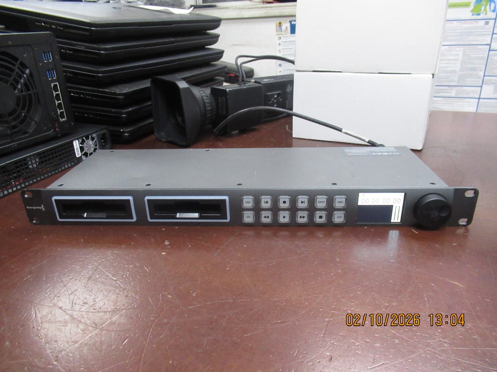 Blackmagic Design HyperDeck Studio 2 HD SSD Recorder via SDI or HDMI