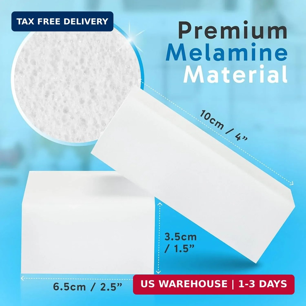 (20 Pack) Extra Large Eraser Sponge - Extra Thick, Long Lasting Magic Melamine C