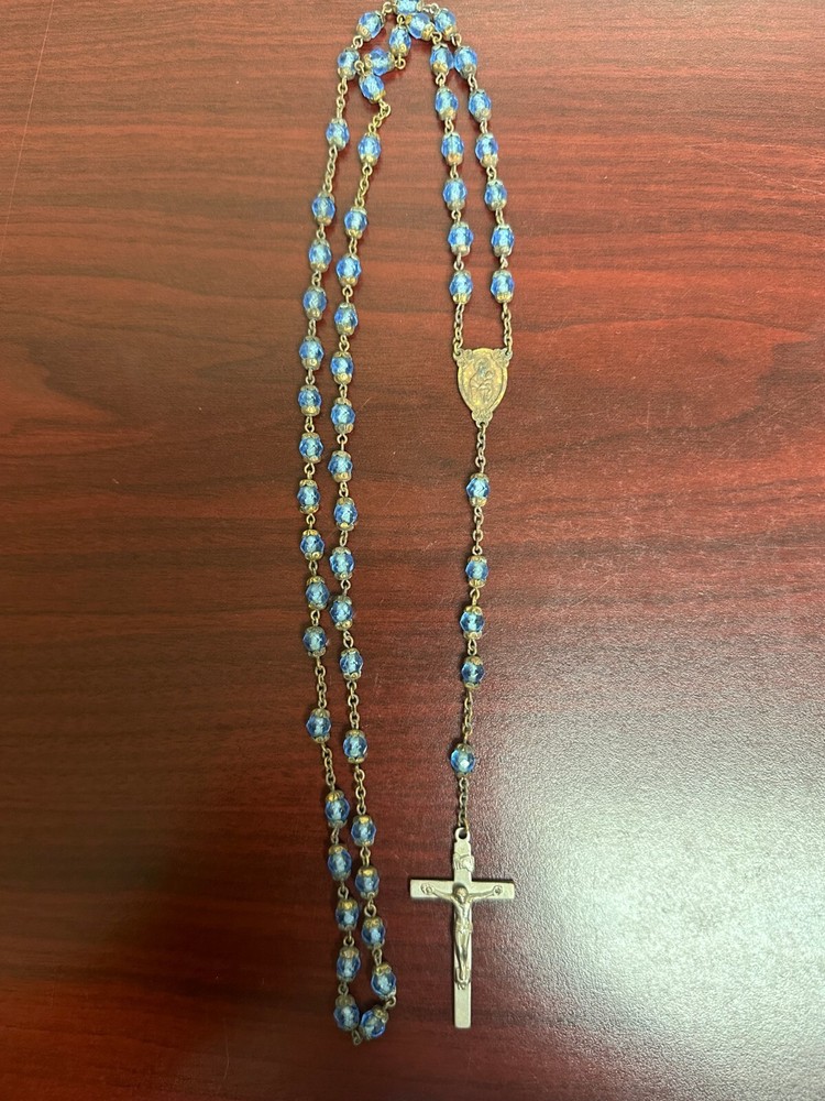Vintage St. Joseph Dumont Royal 21" Rosary #705