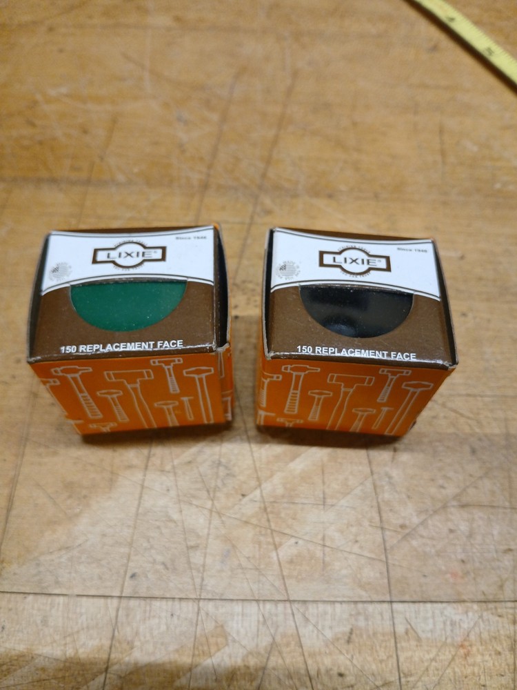 2 Lixie 150H - 1-1/2" Dia. Replacement Faces - Hard & Medium- Lixie Hammerhead