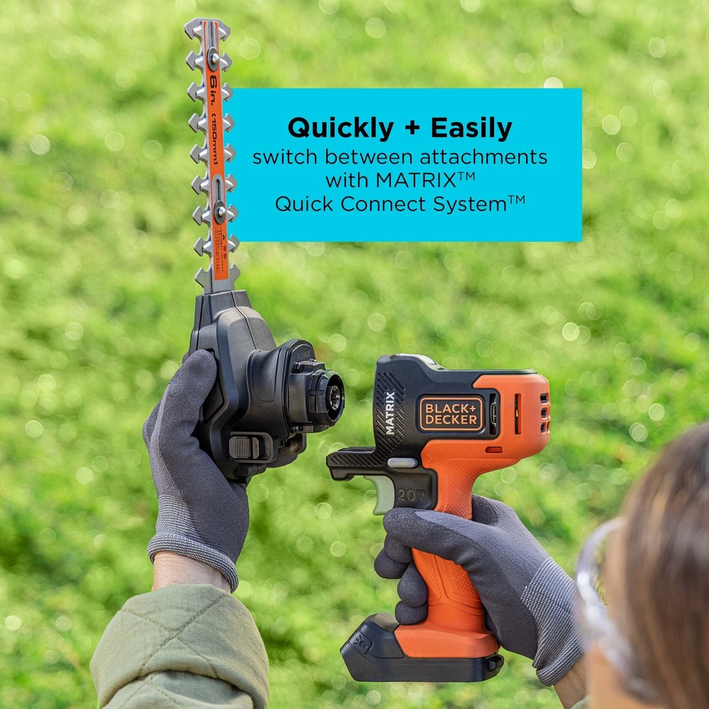 BLACK+DECKER MATRIX™ Shear Shrubber Attachment - BDCMTSSSTFF