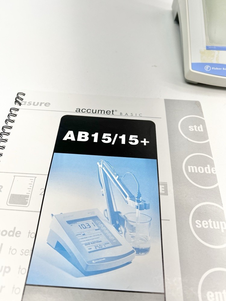 Fisher Scientific Accumet Basic AB15 PH Meter W/ Manual *TESTED*