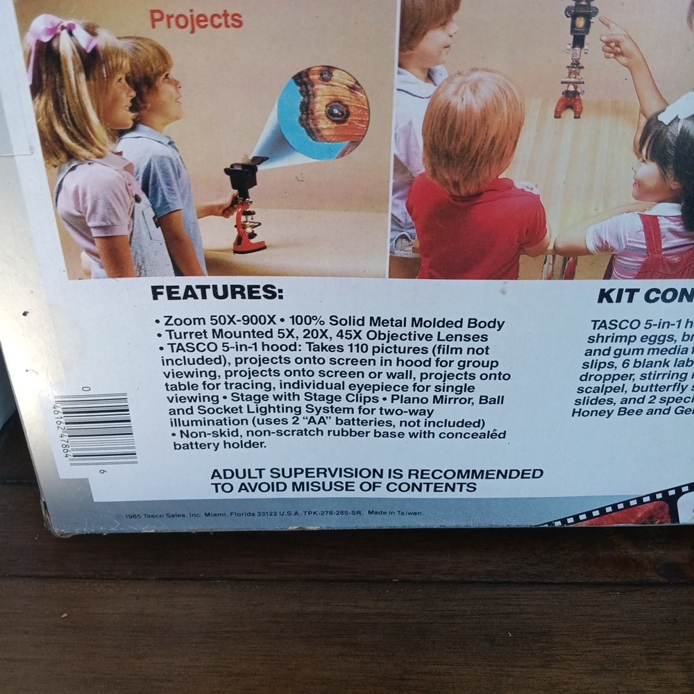 Tasco 5 Way Microscope Incomplete Set