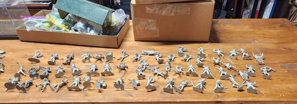 55 Marx Confederate Figures