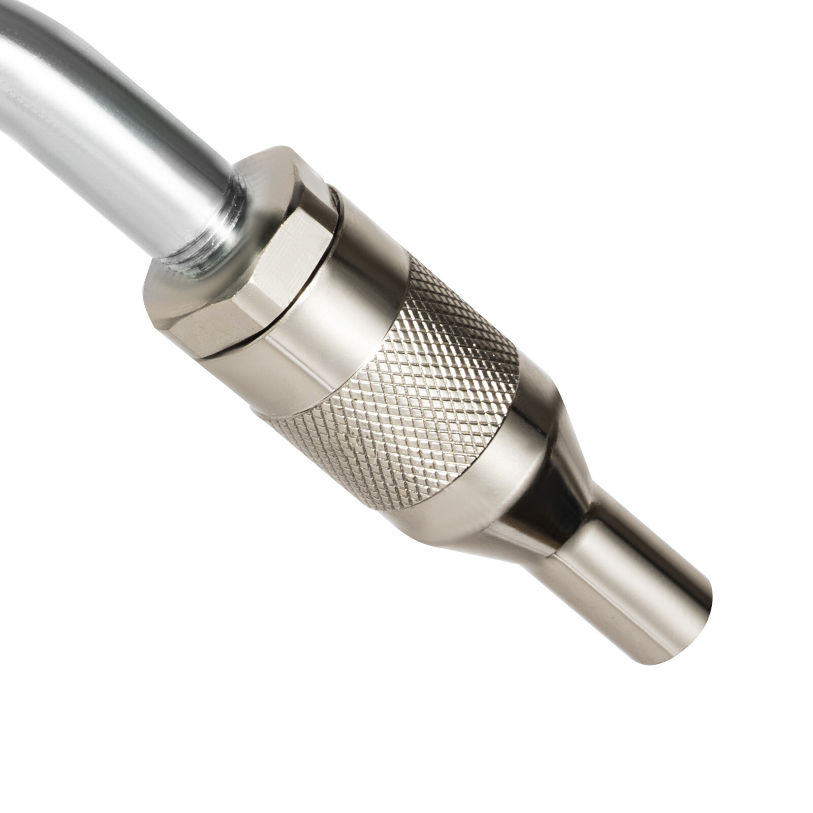 Oil Transfer Delivery Gun Pump Engine Oil Dispenser Nozzle w/ Digital Flow Meter