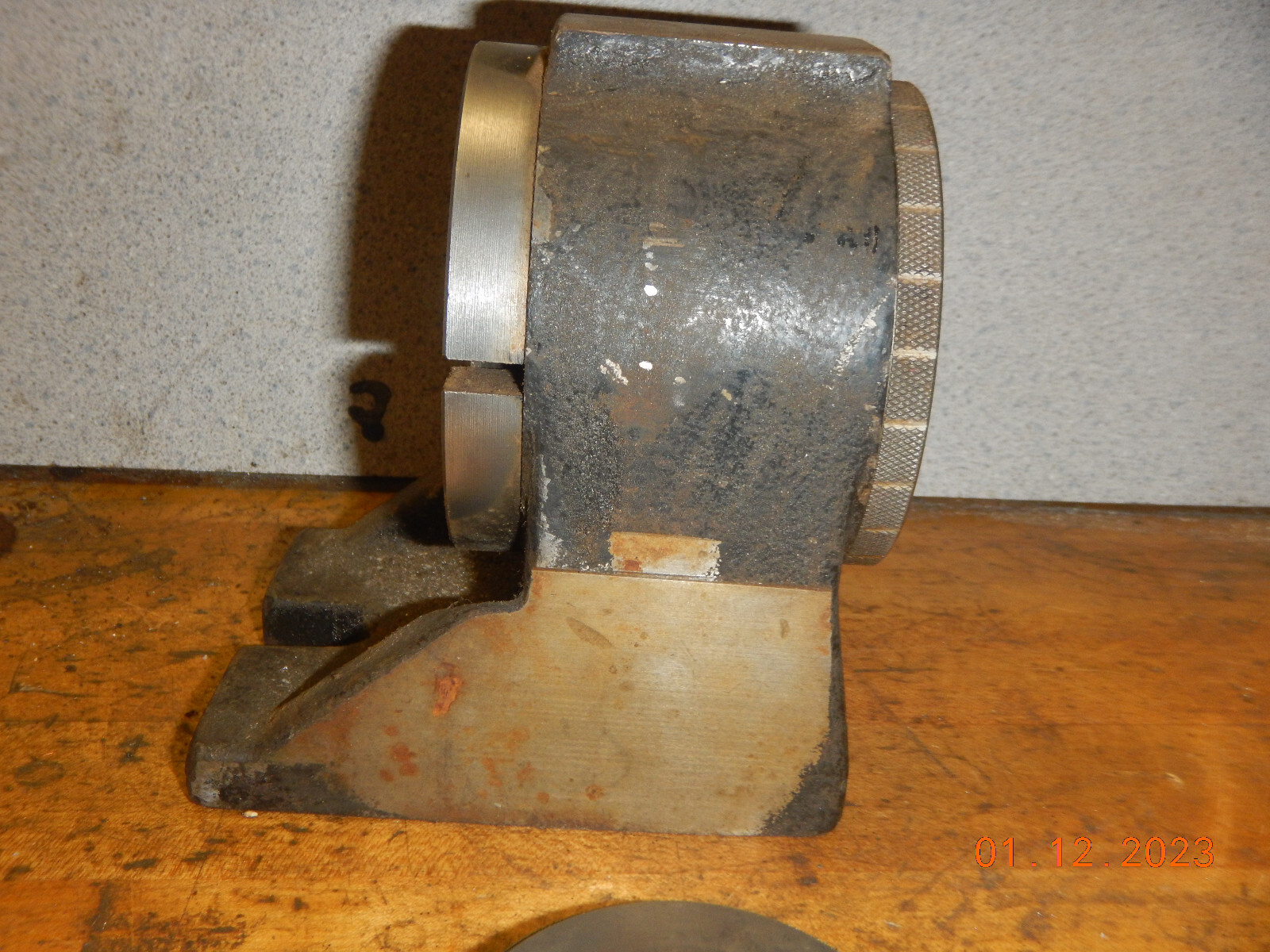 OLDER KALAMAZOO INDUSTRIES 5C COLLET INDEX FIXTURE W/ DRAW BAR