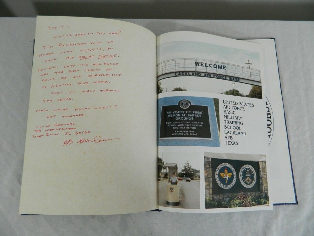 USAF Basic Military Training School '94 Yearbook Lackland Airforce Base SQN 325