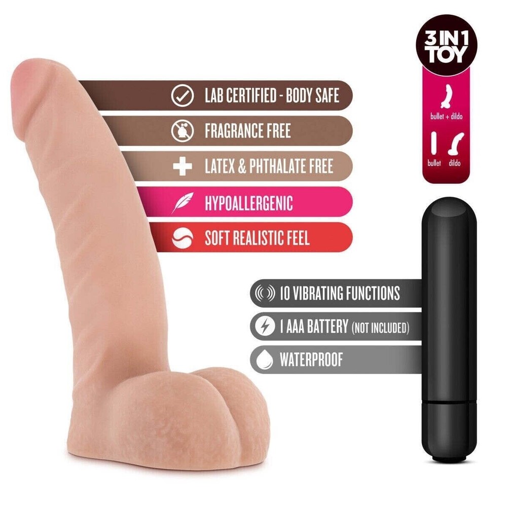 Vibrating Basic 5 - 10 vibrating functions - waterproof-Beige-FAST SHIPPING