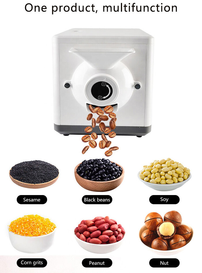 Electric Coffee Bean Roasting Machine Automatic Grains Baking Roaster Machine