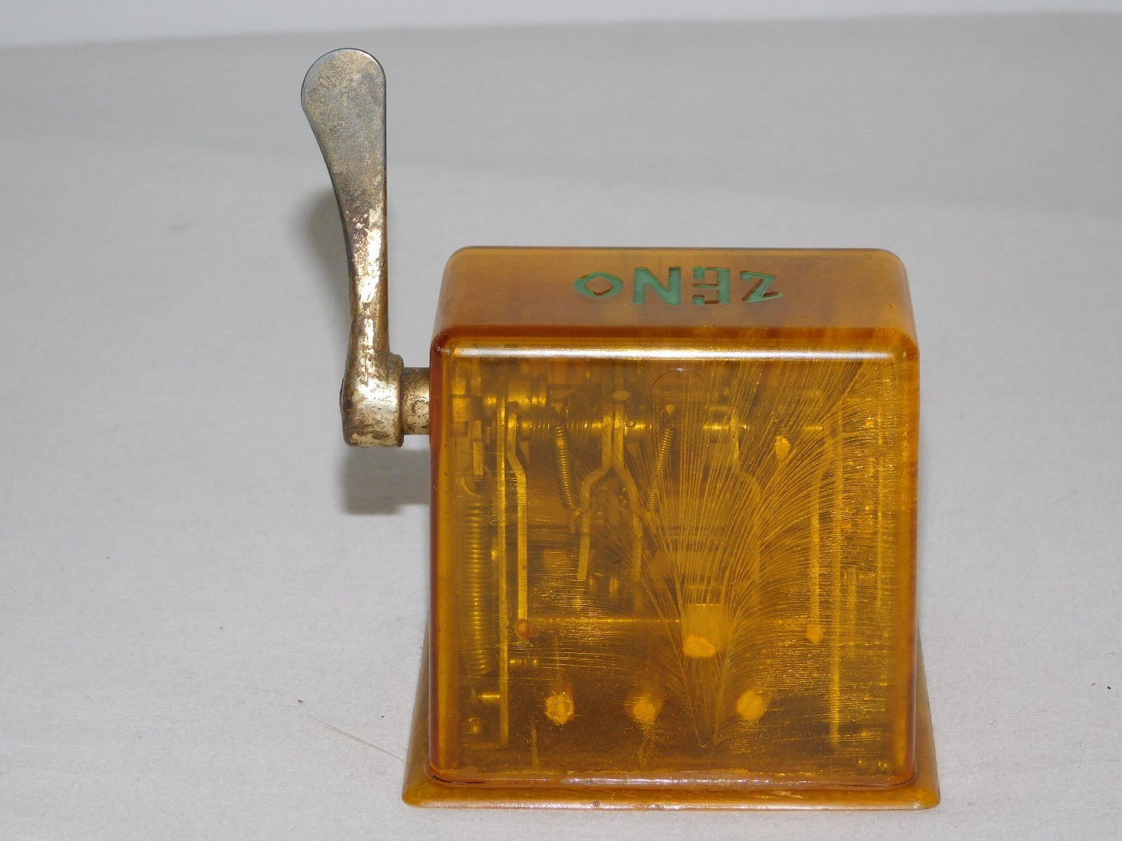 VINTAGE TRADE STIMULATOR 3 1/4" HIGH ZENO TOY SLOT MACHINE