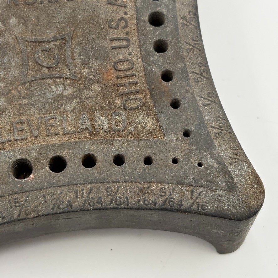 Vintage Cleveland C.T.D. Co No 50 Twist Drill Bit Holder Index - Ohio USA