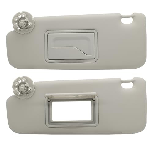 Left Driver Sun Visor Compatible with Chevy Cruze 2011-2019 Sun Left Gray