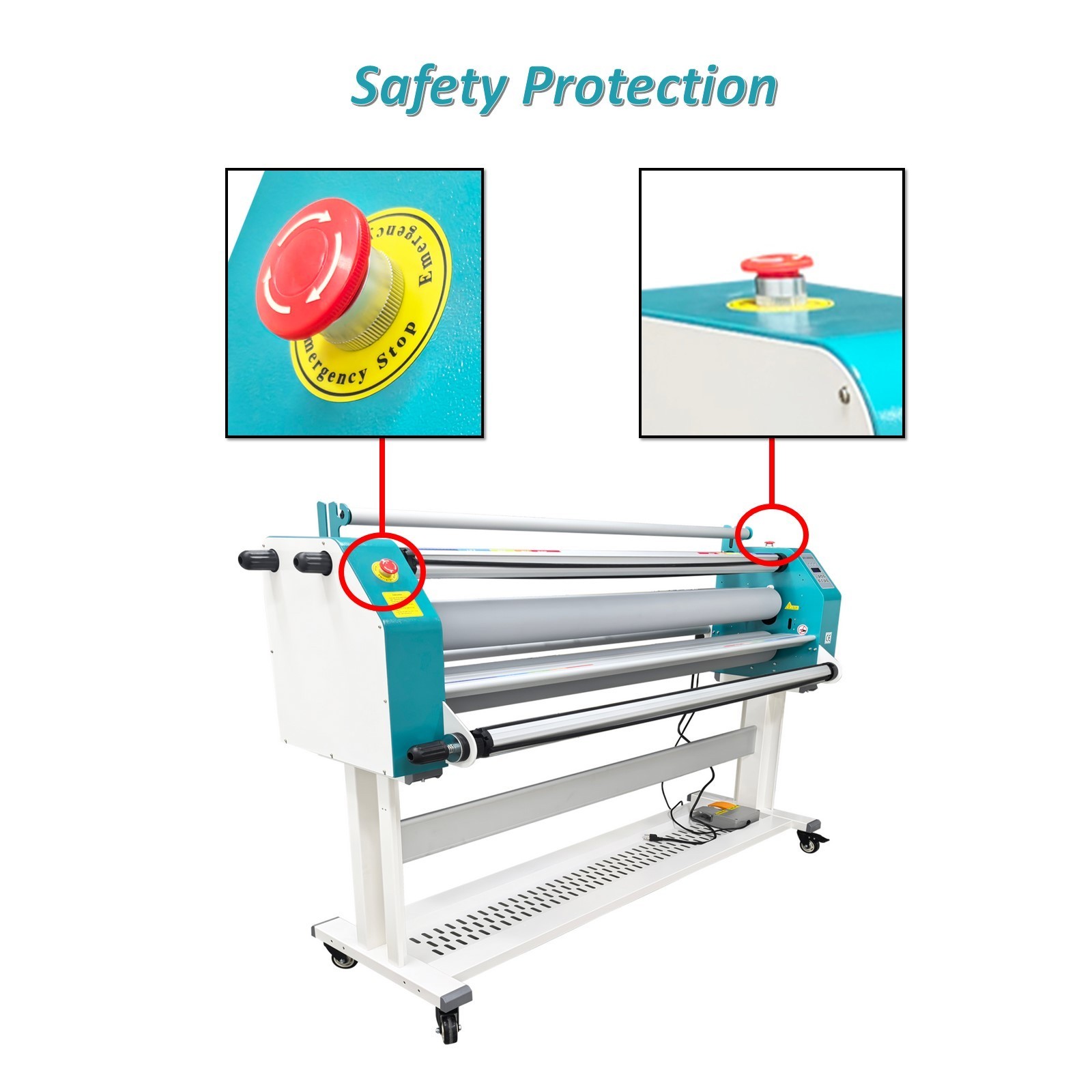 64 inch Fully Automatic Pneumatic Single-sided Laminating Machine Office 110V
