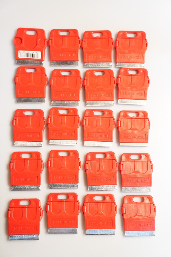 20PK TechniEdge Mini Window Scraper Single Edge Blade