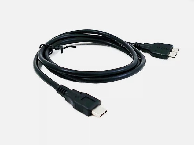 3.3FT USB 3.1 Type-C to 3.0 Cable Type-C to Micro-B USB Data Sync Cable Black