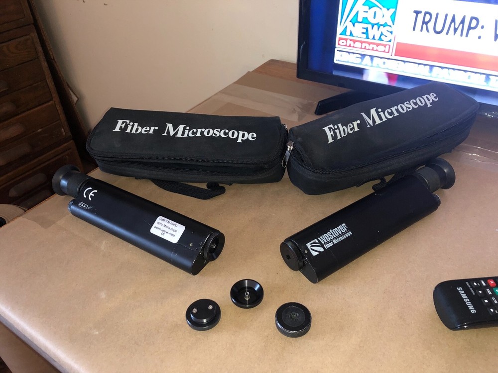 WESTOVER FIBER MICROSCOPE FM-H400 400X QUANTITY 2