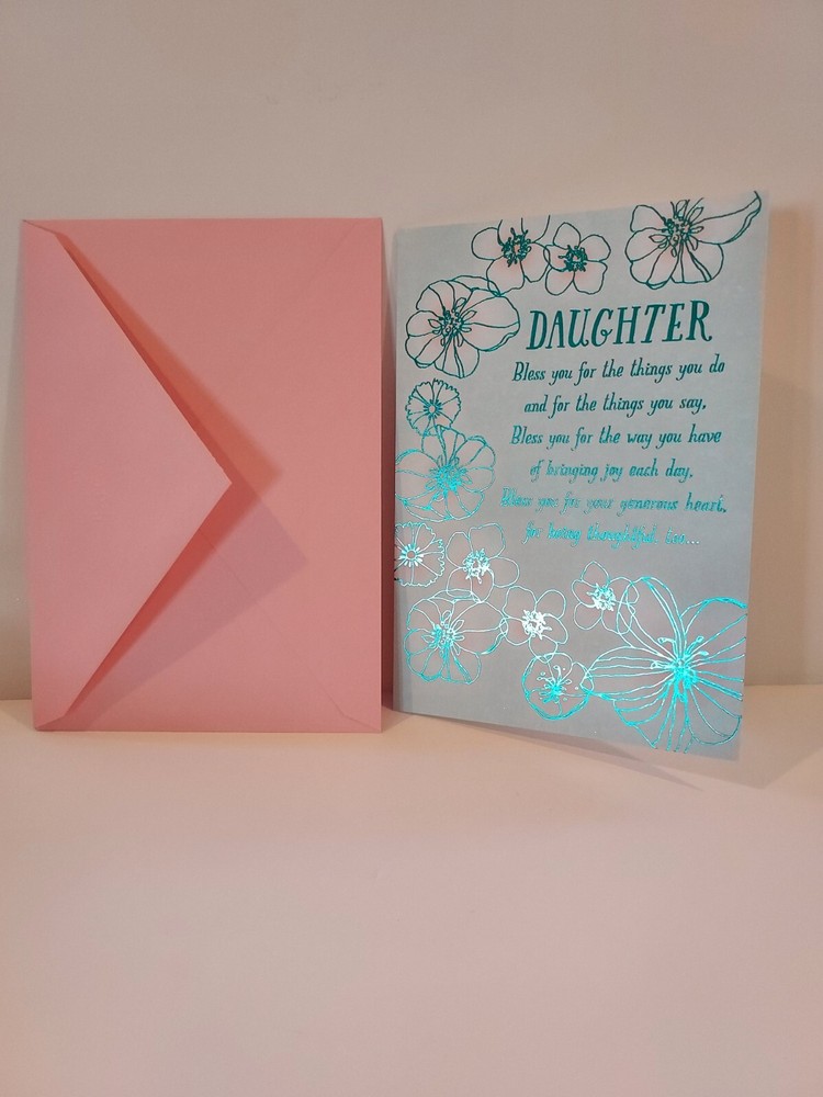 Birthday Greeting Card Daughter, very nice reading