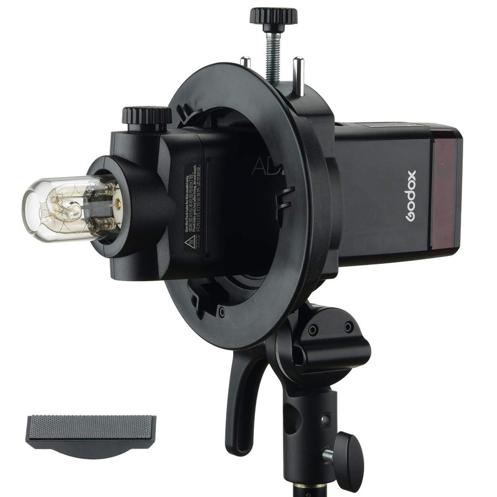 S2 Speedlite S-Type Bracket, Speedlight Bowens Mount with Flash, V1 AD200Pro ...