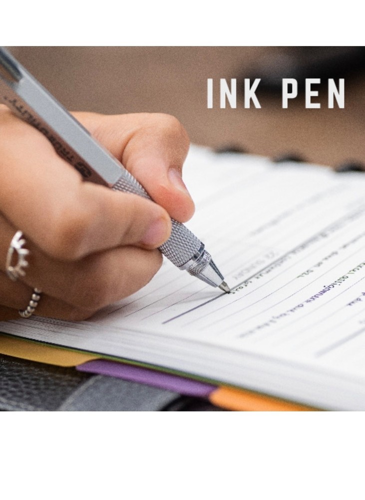 TRUE SCRYBE BOLT Multitool Pen Action Deployment Anodized Aluminum Construction