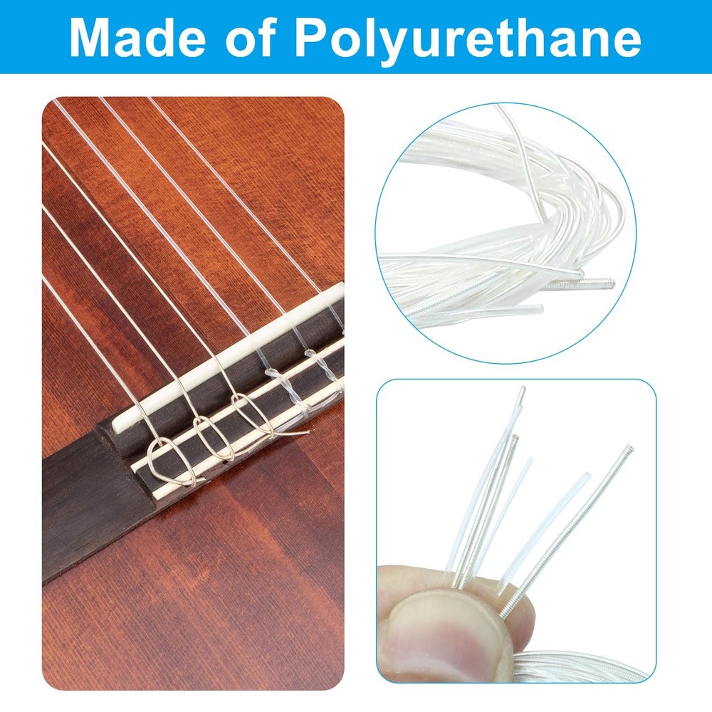 Piutouyar 5 Set of 6 Classical Guitar Strings Replacement, Nylon String with
