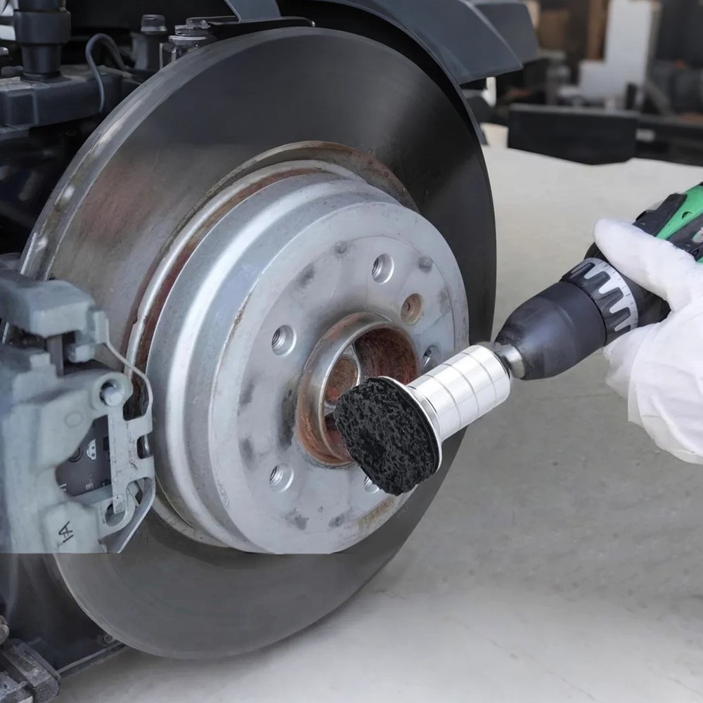 Grinding Rust Removal Tool Wheel Hub Stud Cleaner Kit for Brake Disc Resurfacing