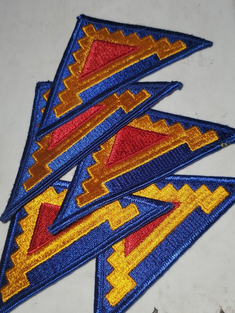 WWII US 7th Army Command Merrowed Edge Patch x1 L@@K!!!