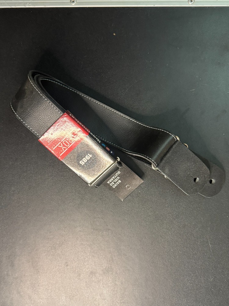 IBox Adjustable Guitar Strap-Durable Leather with Leather Ends