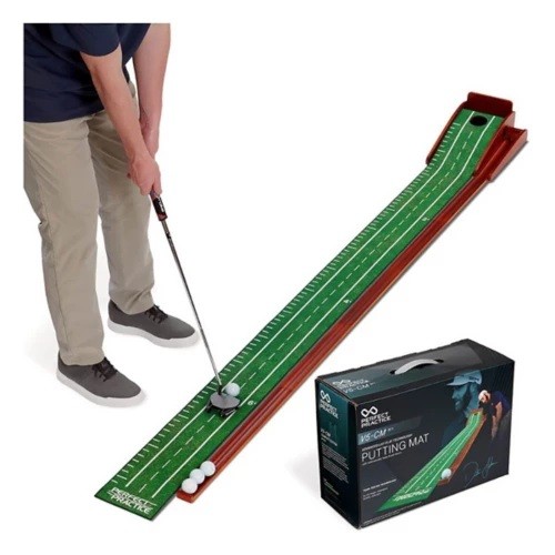 New Perfect Practice Golf V5 Compact Putting Mat (8ft)