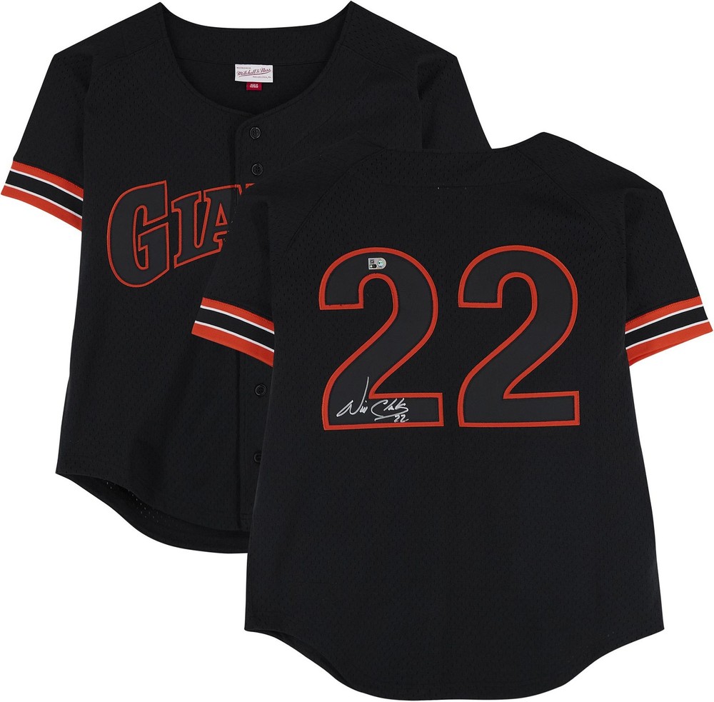 Will Clark San Francisco Giants Signed Mitchell & Ness Batting Practice Jersey