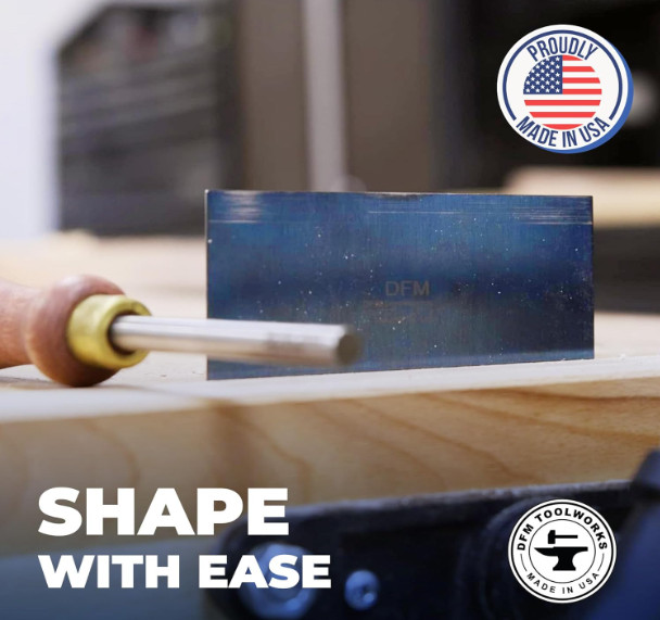 Rectangle Card Scraper - Precision Cabinet Multi-use Scraper for Woodworking, Wo
